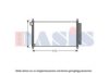 AKS DASIS 102035N Condenser, air conditioning